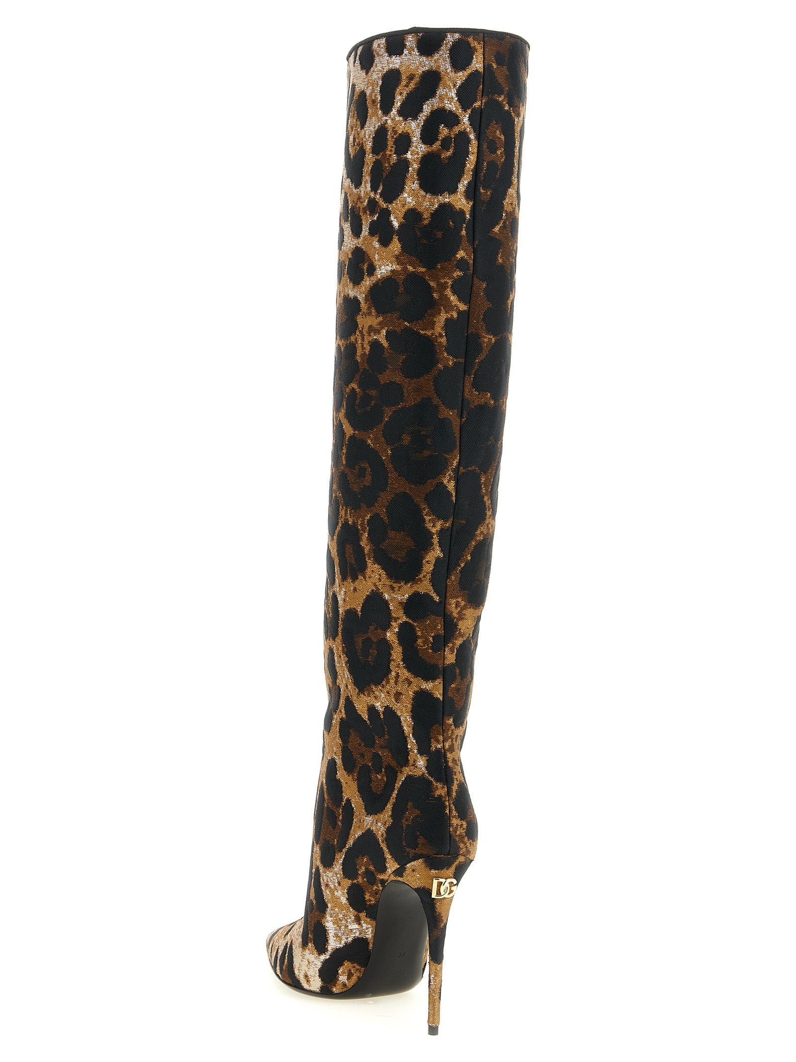 Dolce & Gabbana Multicolor Polyester Boots