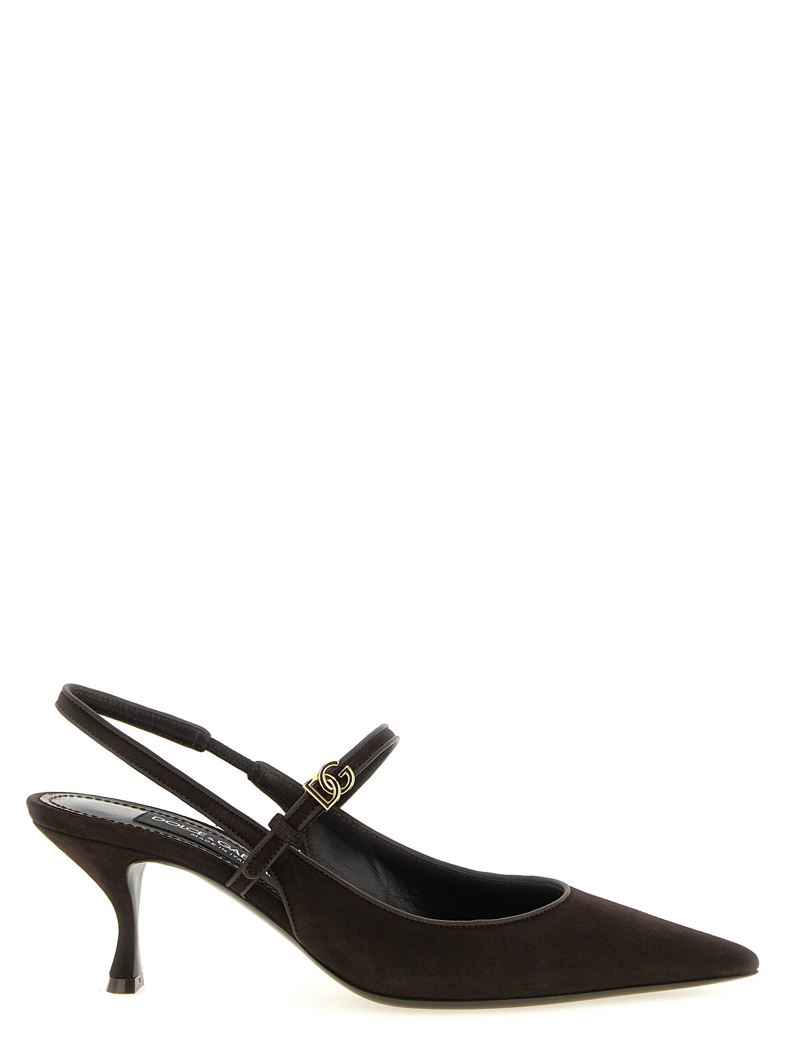 Dolce & Gabbana Brown Goat Leather Pumps