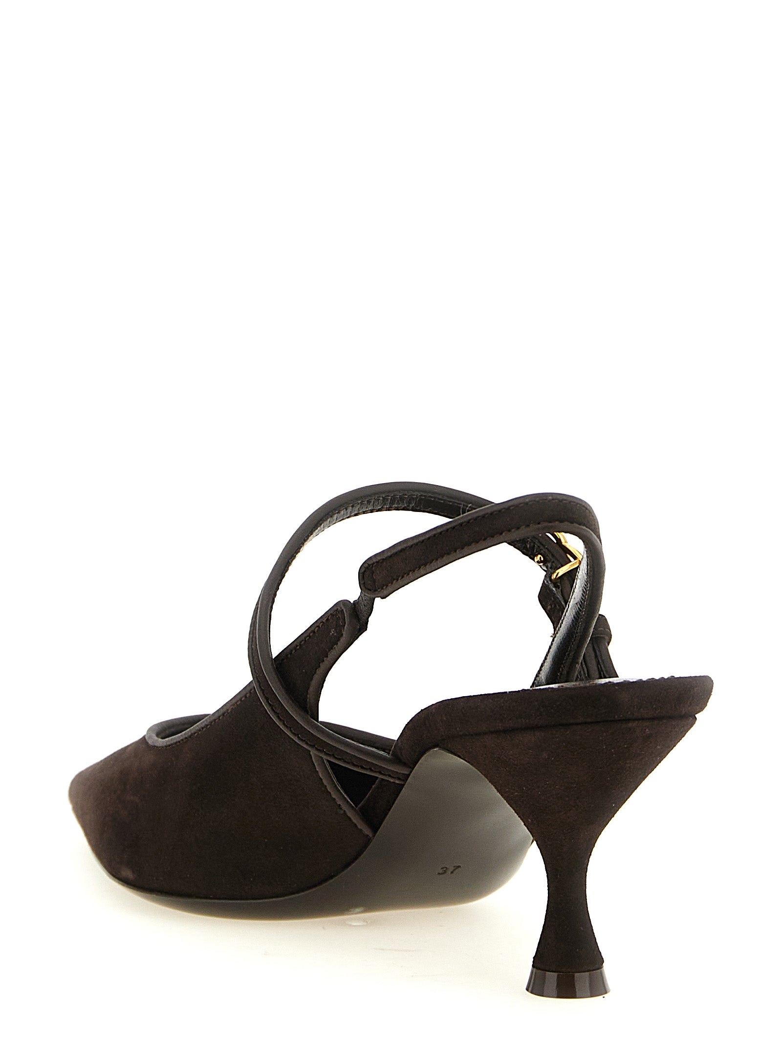 Dolce & Gabbana Brown Goat Leather Pumps