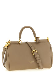 Dolce & Gabbana Beige Calf Leather Crossbody Bag