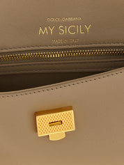 Dolce & Gabbana Beige Calf Leather Crossbody Bag