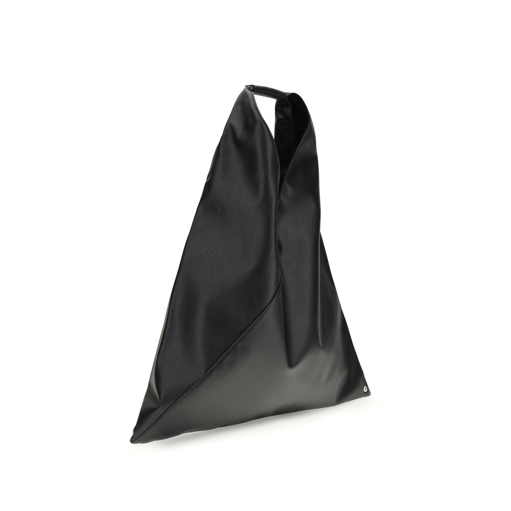 MM6 Black Faux Leather Handbags