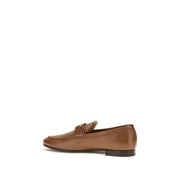 Valentino Garavani Brown Nappa Leather Loafers