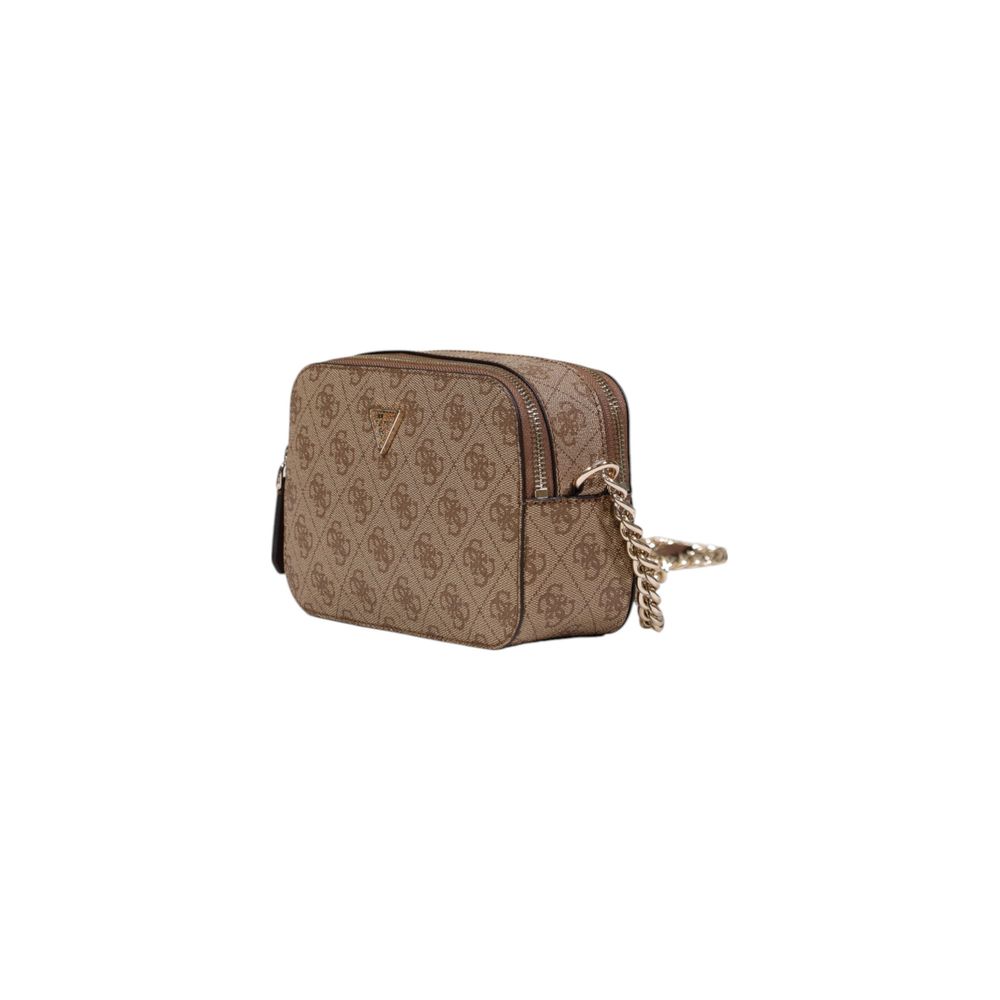 Guess Brown Polyurethane Handbags