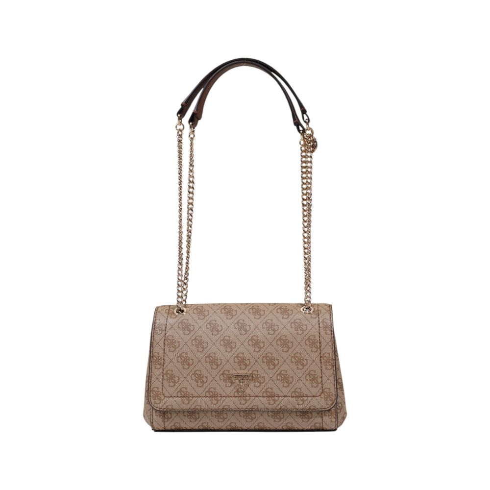 Guess Brown Polyurethane Handbag