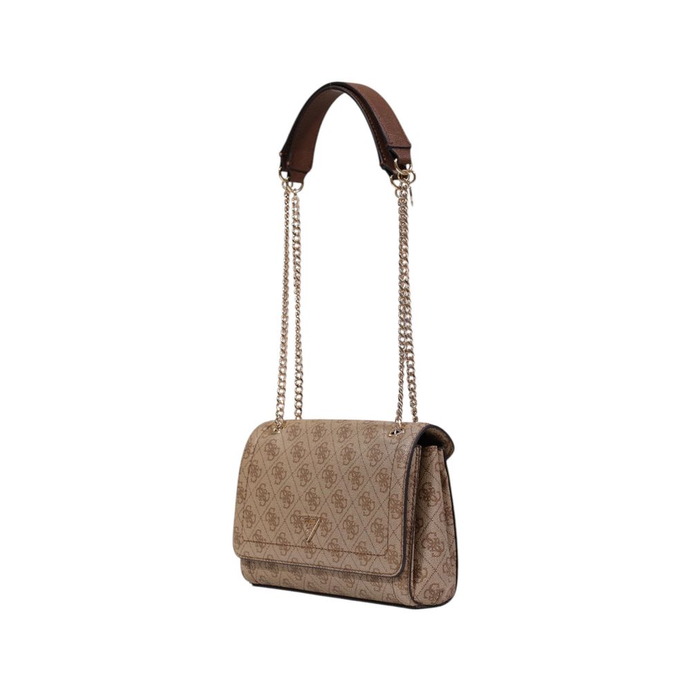 Guess Brown Polyurethane Handbag