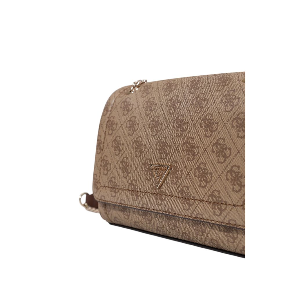 Guess Brown Polyurethane Handbag
