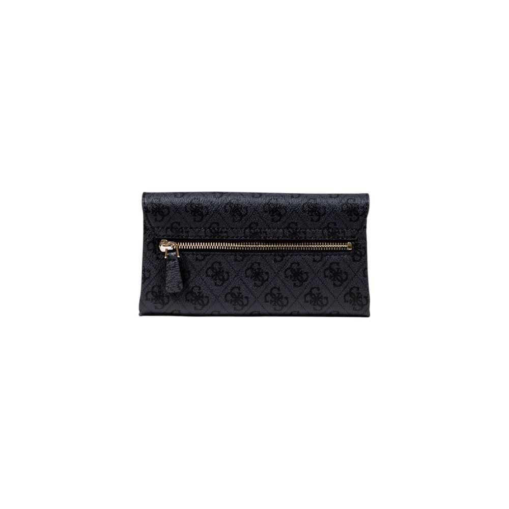 Guess Gray Polyurethane Clutch Bag