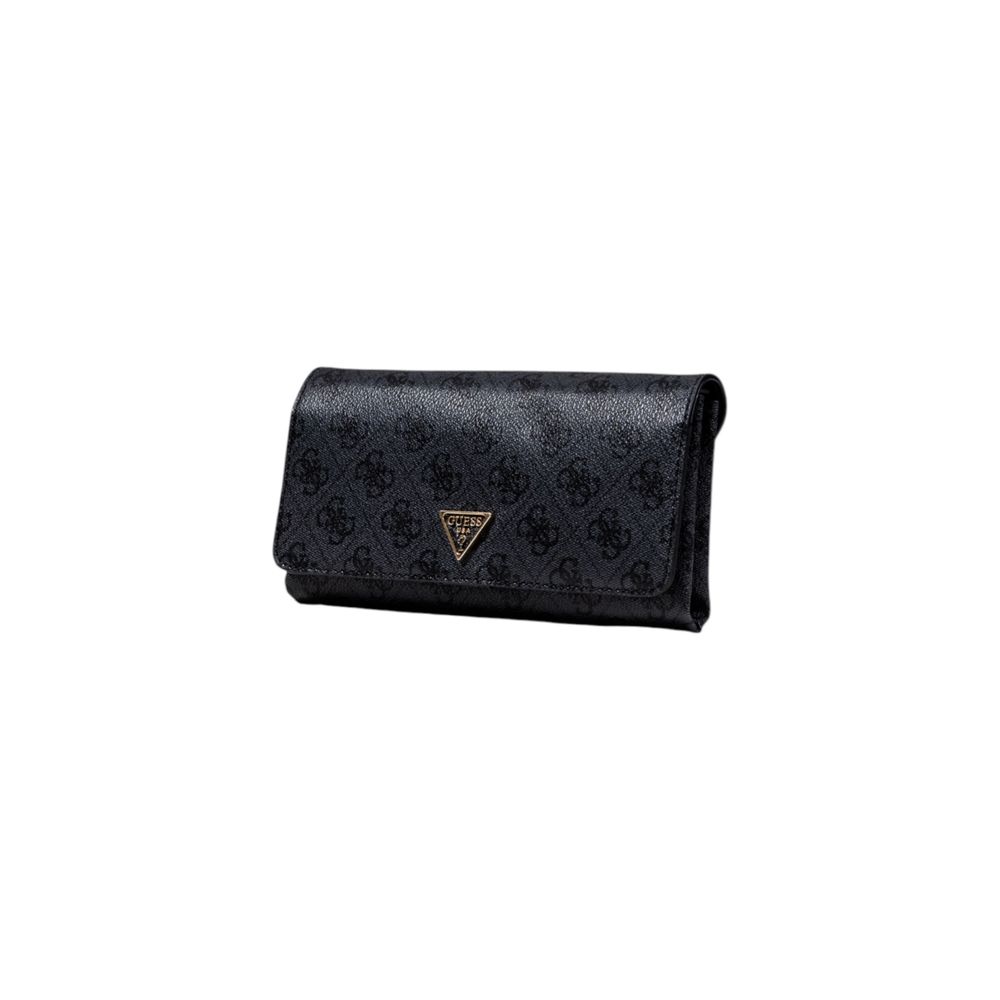 Guess Gray Polyurethane Clutch Bag