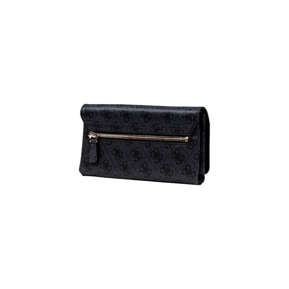 Guess Gray Polyurethane Clutch Bag
