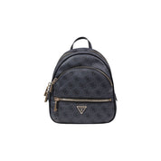 Guess Gray Polyurethane Backpack