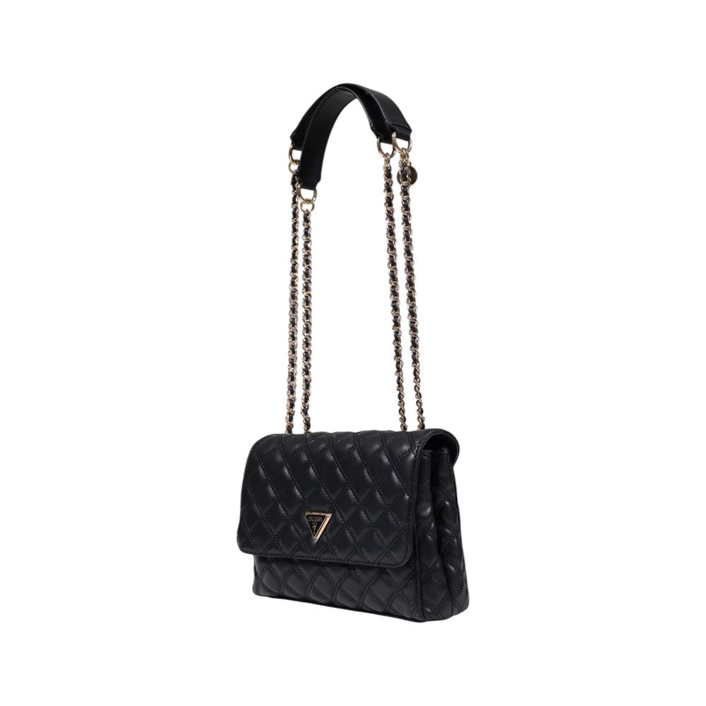 Guess Black Polyurethane Handbag
