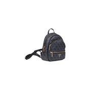 Guess Gray Polyurethane Backpack