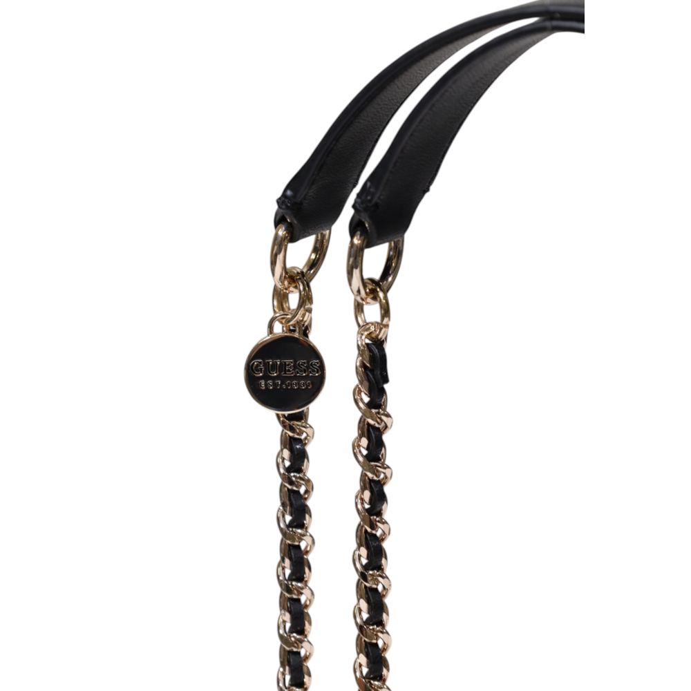 Guess Black Polyurethane Handbag