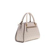 Guess White Polyurethane Satchel