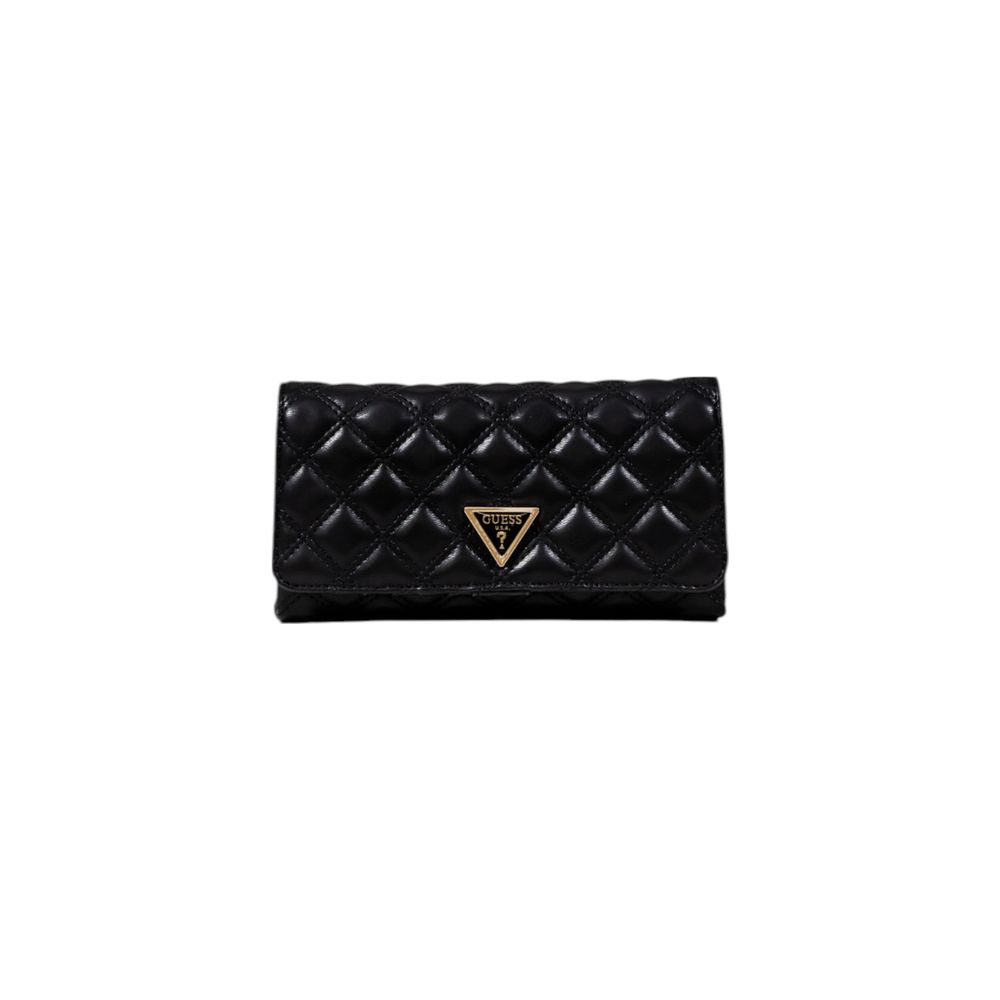 Guess Black Polyurethane Handbags