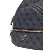 Guess Gray Polyurethane Backpack