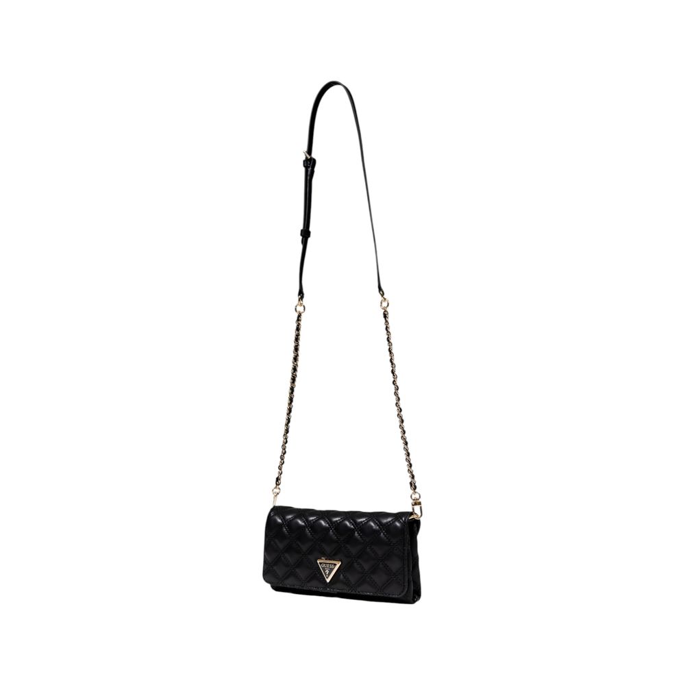 Guess Black Polyurethane Handbags
