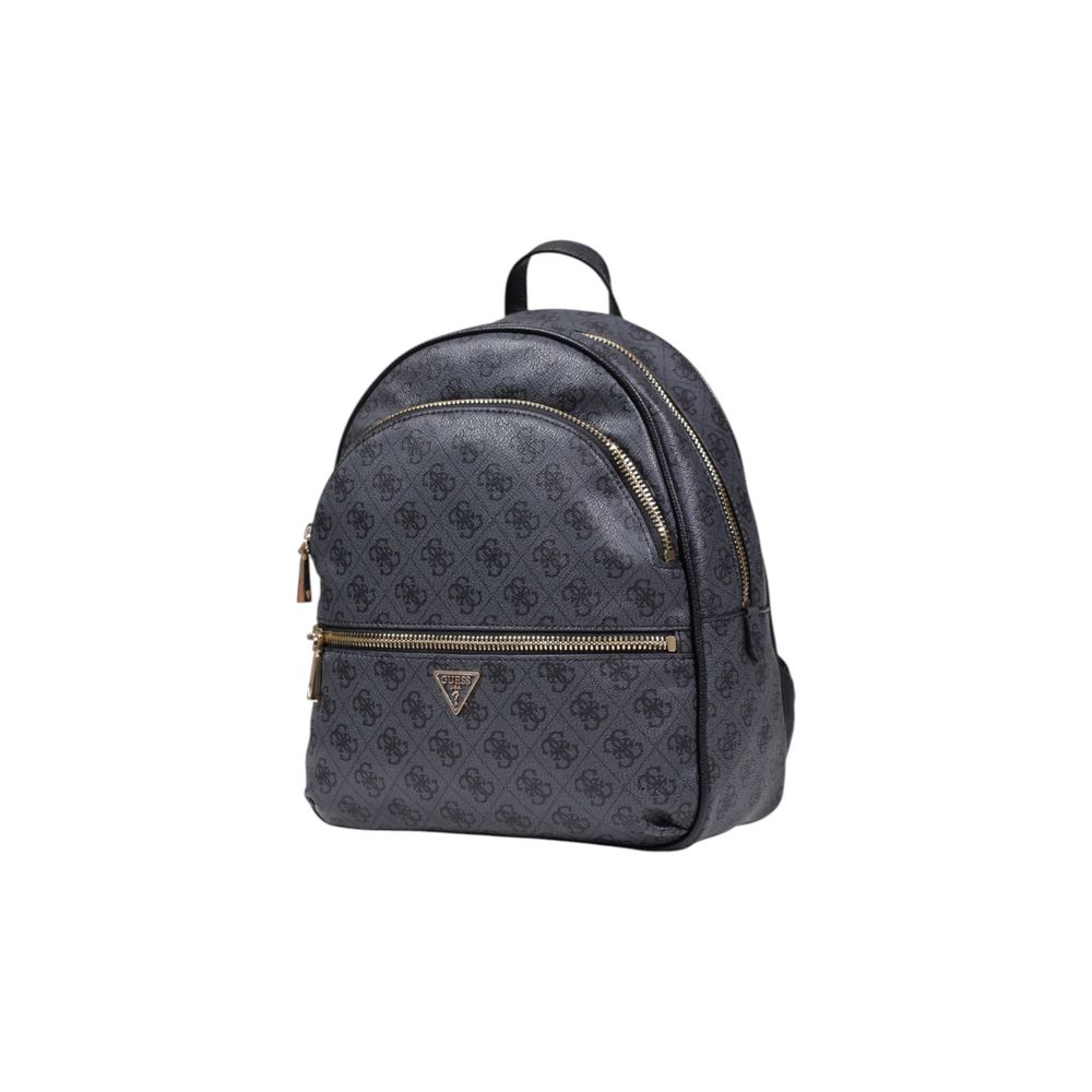 Guess Gray Polyurethane Backpack