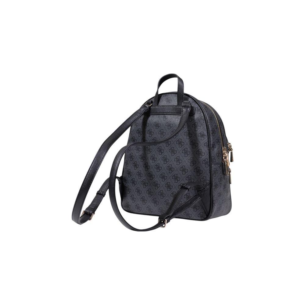 Guess Gray Polyurethane Backpack