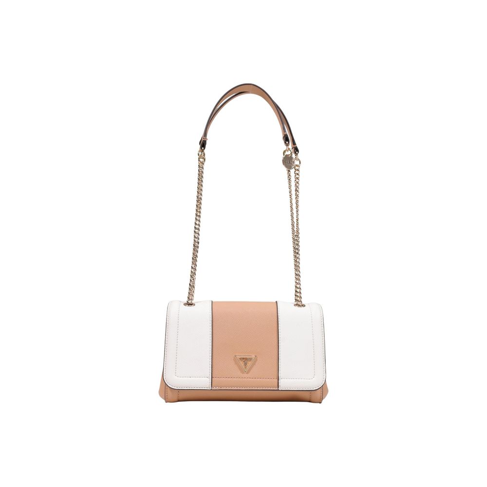 Guess Beige Polyurethane Handbag