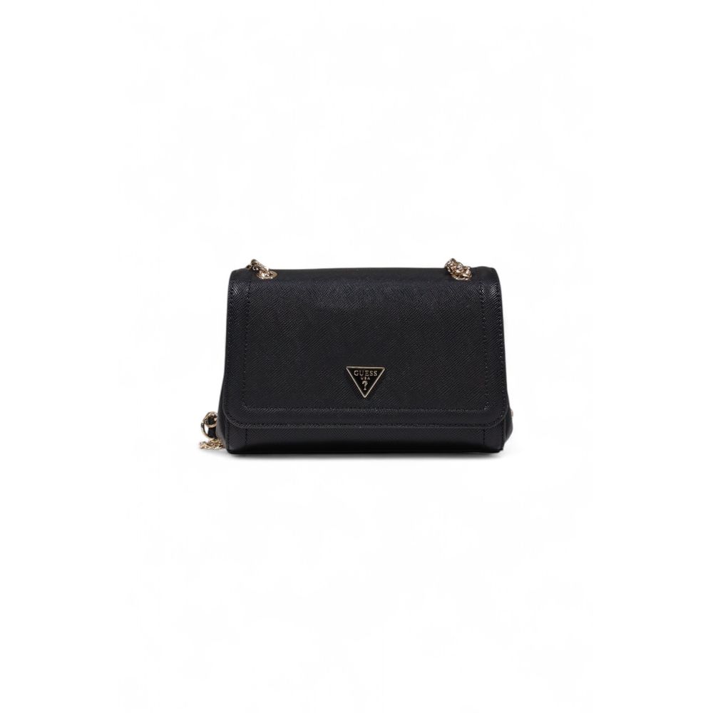 Guess Black Polyurethane Handbag