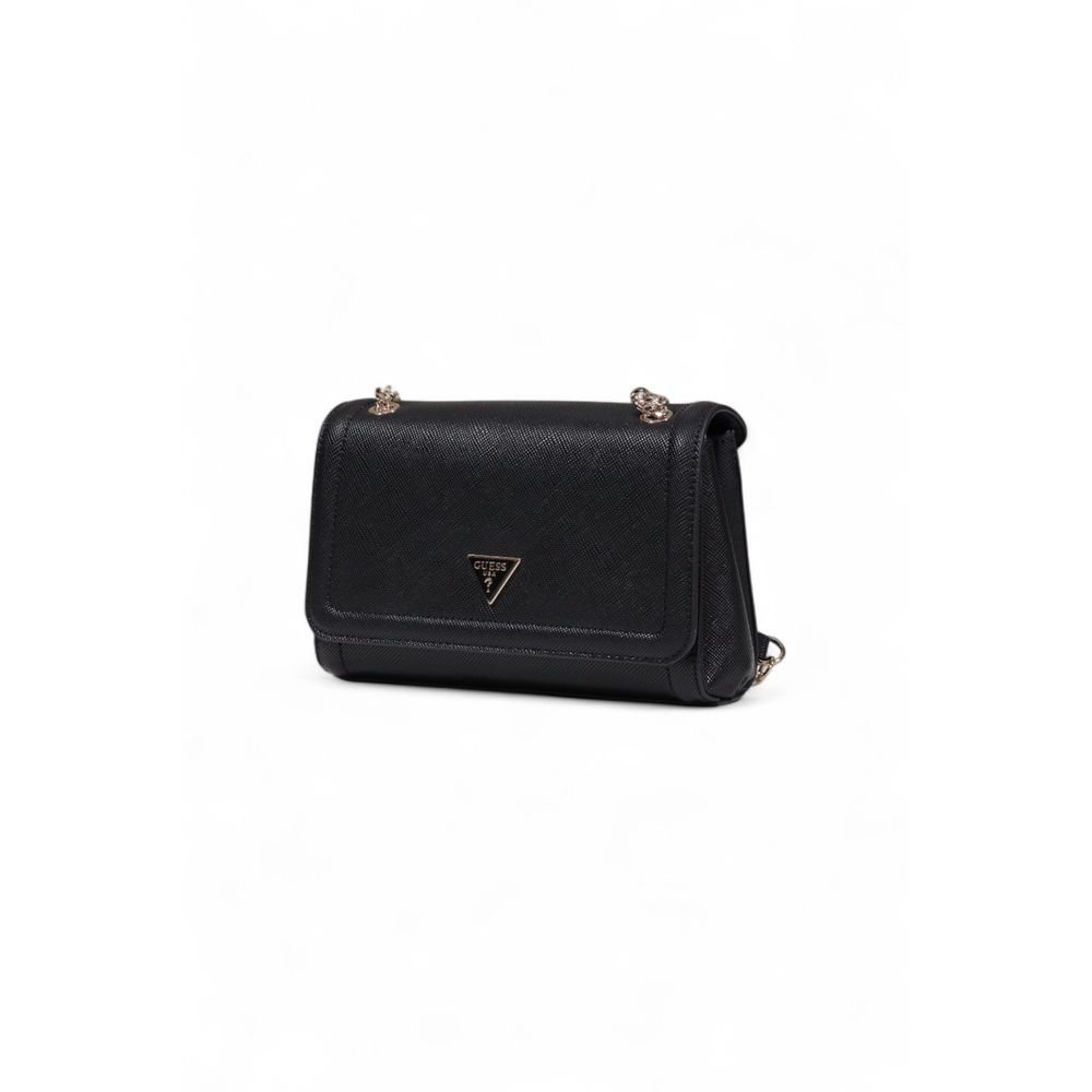 Guess Black Polyurethane Handbag