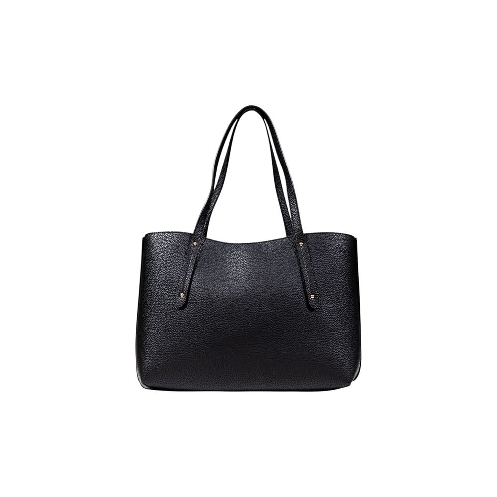 Guess Black Polyurethane Tote Bag