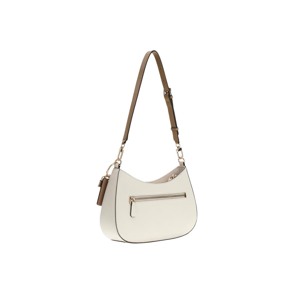 Guess Beige Polyurethane Shoulder Bags