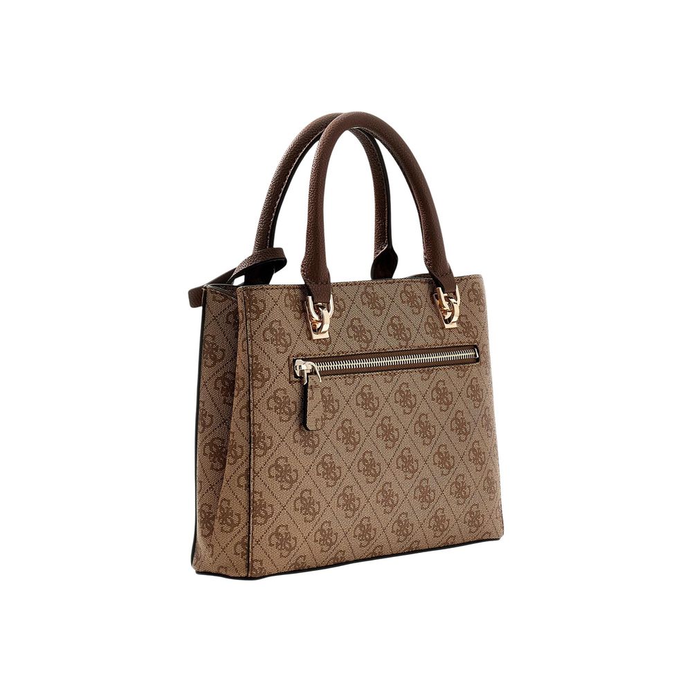 Guess Brown Polyurethane Handbag