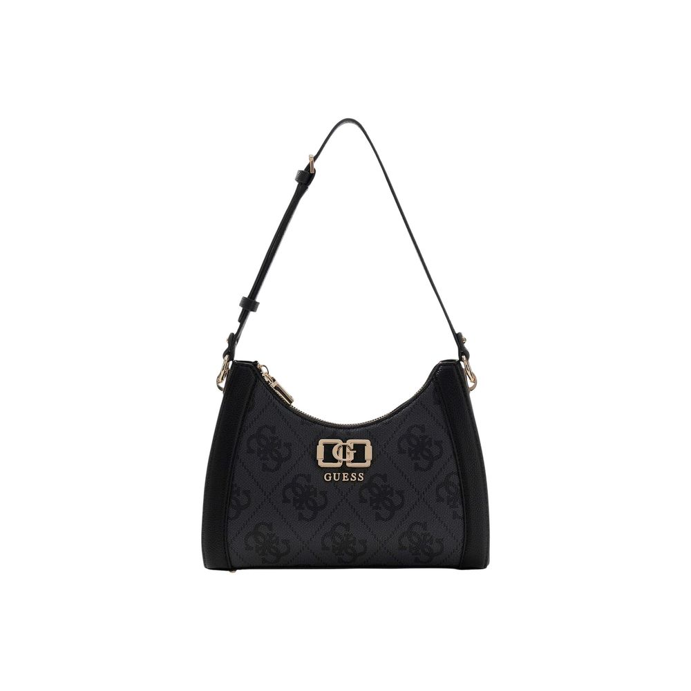 Guess Gray Polyurethane Shoulder Bag