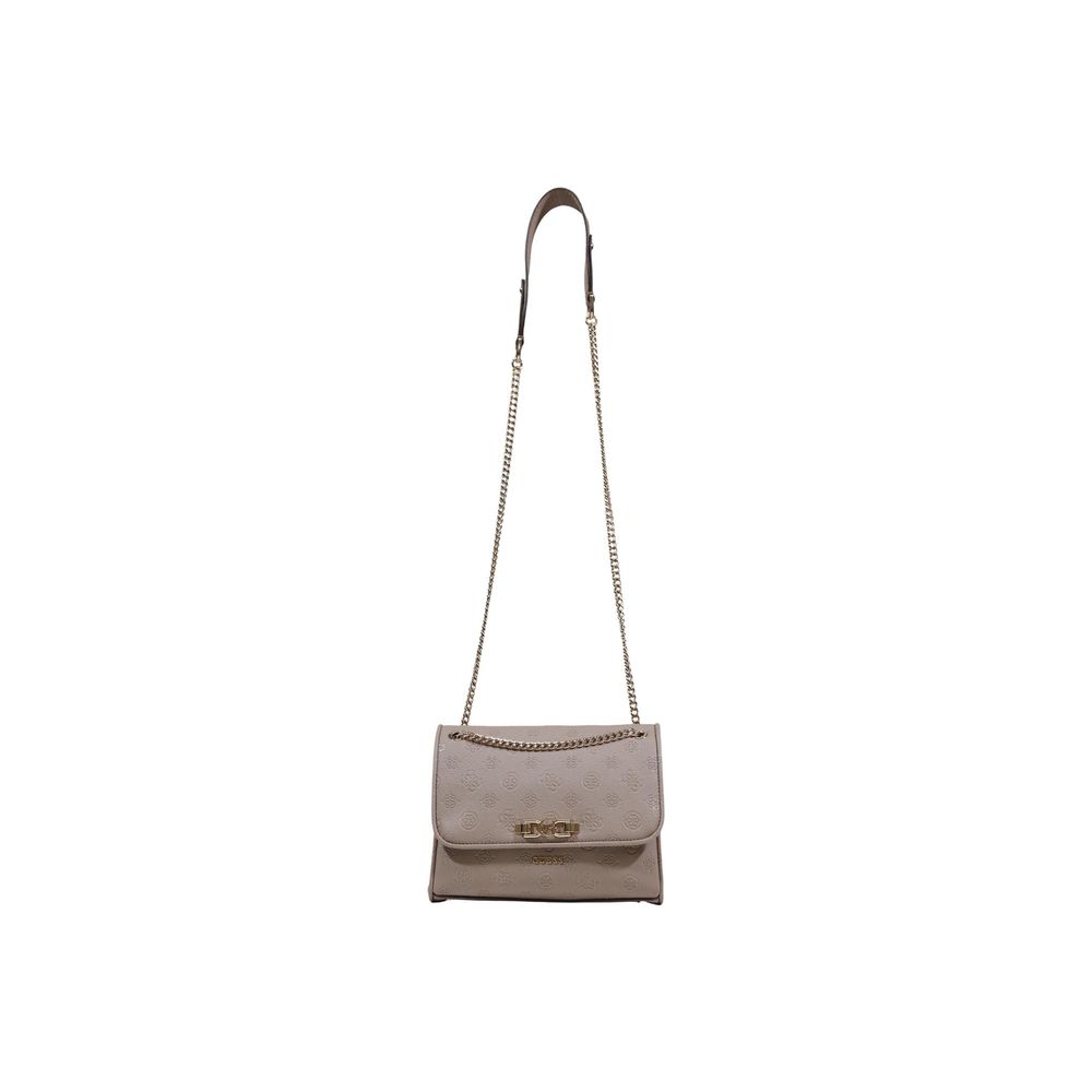 Guess Beige Polyurethane Crossbody Bag