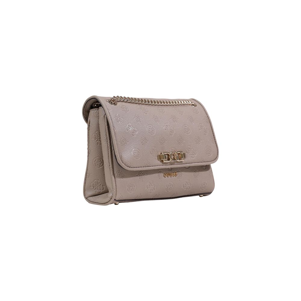 Guess Beige Polyurethane Crossbody Bag