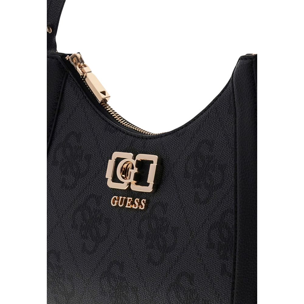 Guess Gray Polyurethane Shoulder Bag
