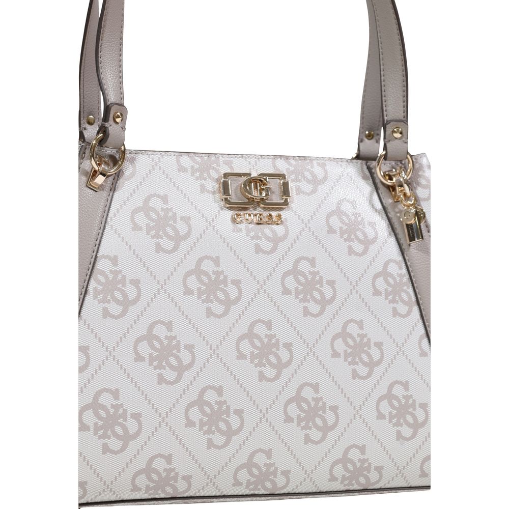 Guess Beige Polyurethane Handbag