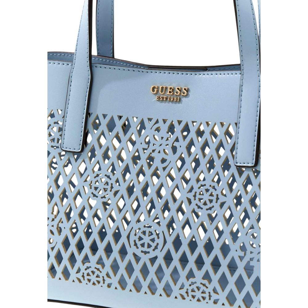 Guess Blue Polyurethane Handbags