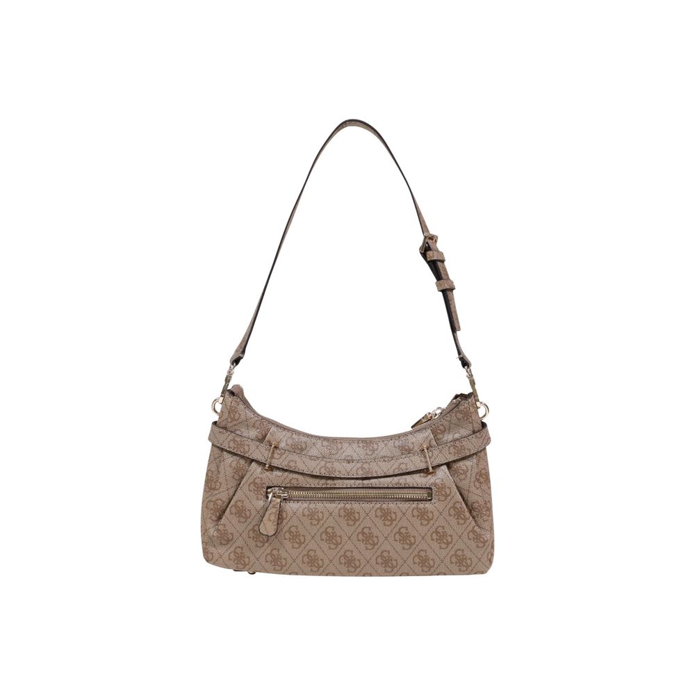 Guess Beige Polyurethane Shoulder Bag