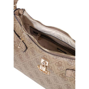 Guess Beige Polyurethane Shoulder Bag