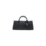 Guess Black Polyurethane Satchel