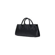 Guess Black Polyurethane Satchel