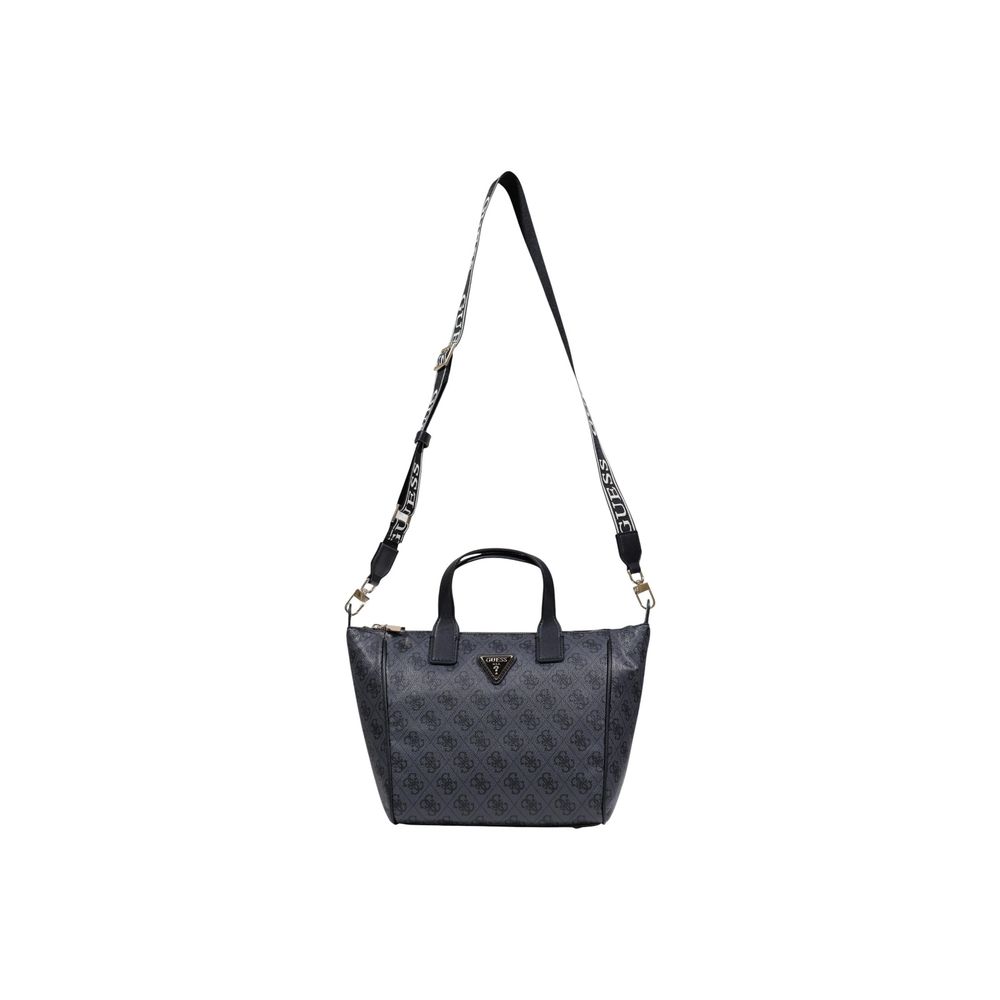 Guess Gray Polyurethane Tote