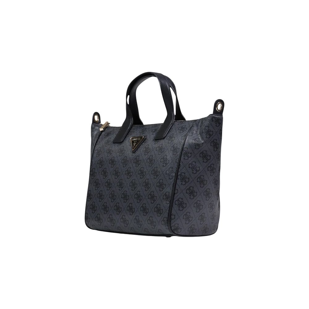 Guess Gray Polyurethane Tote
