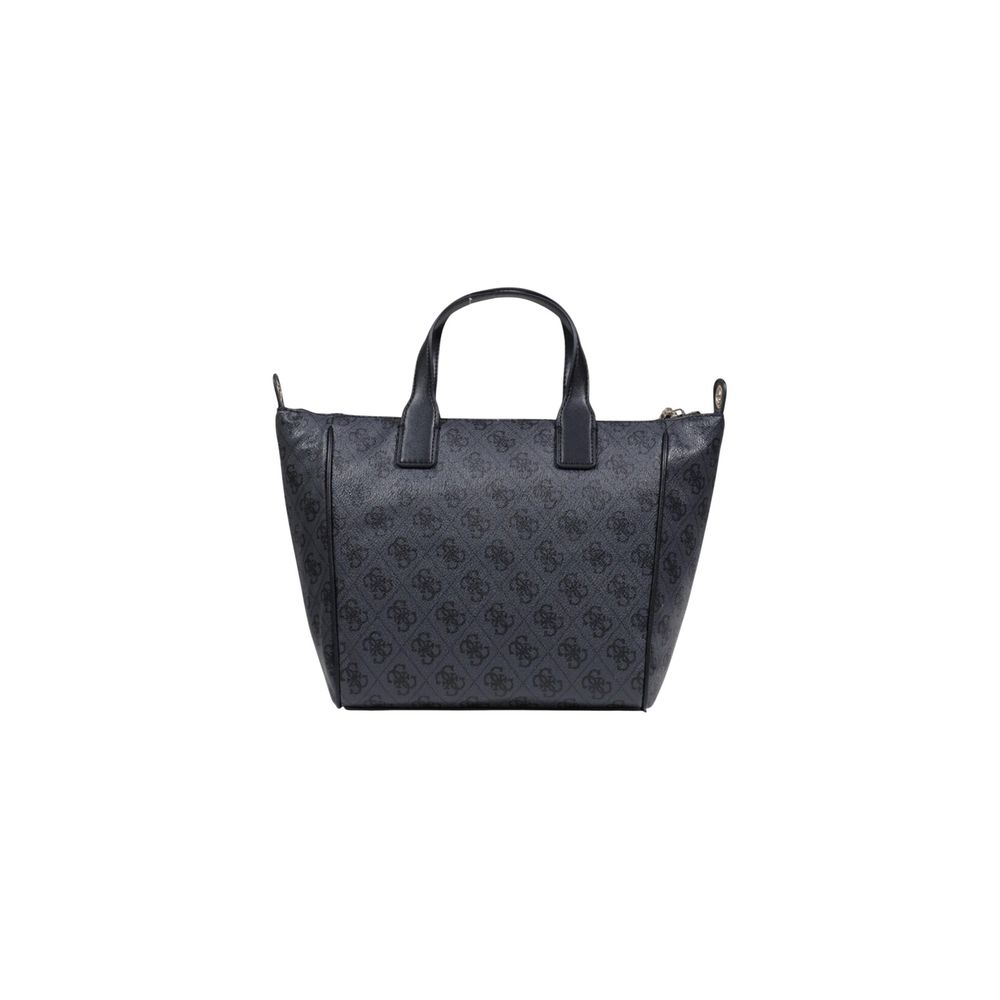 Guess Gray Polyurethane Tote