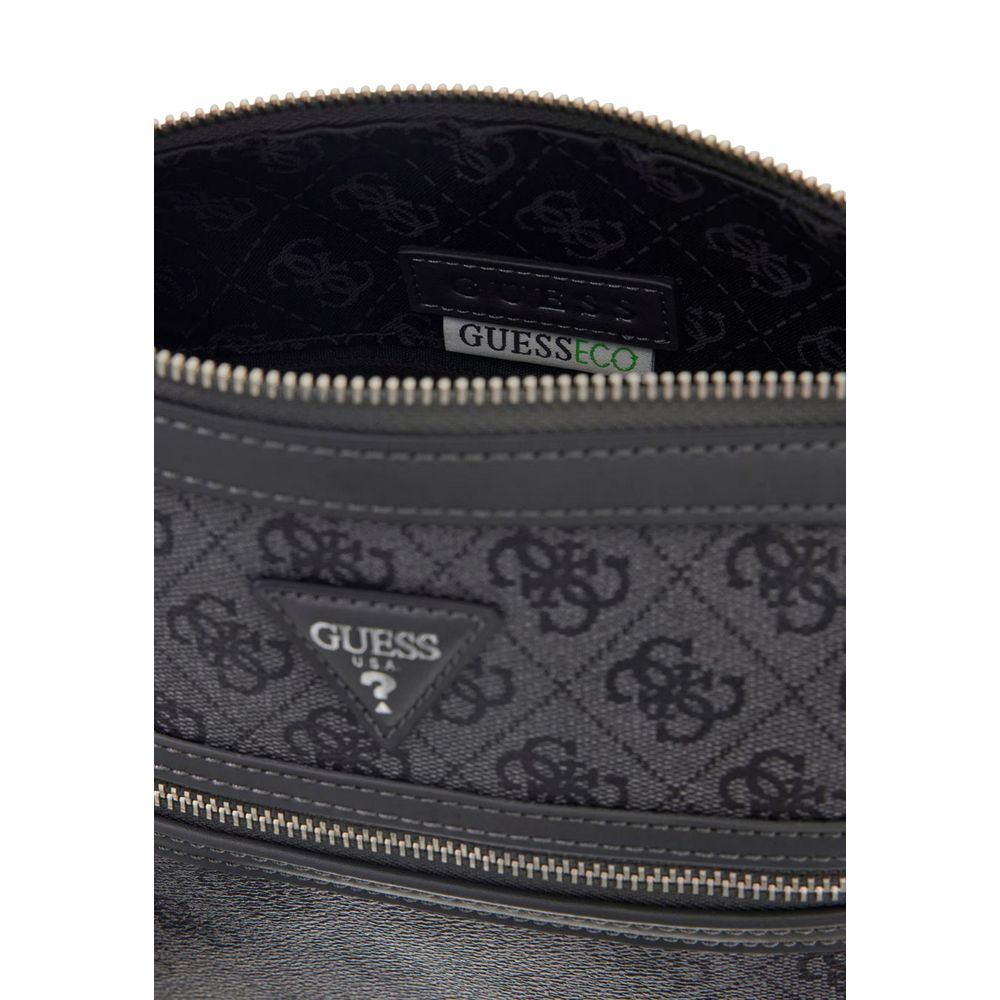 Guess Gray Polyurethane Messenger Bag