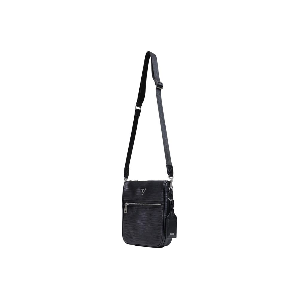 Guess Black Polyurethane Shoulder Bag