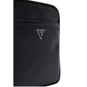 Guess Black Polyurethane Messenger Bag