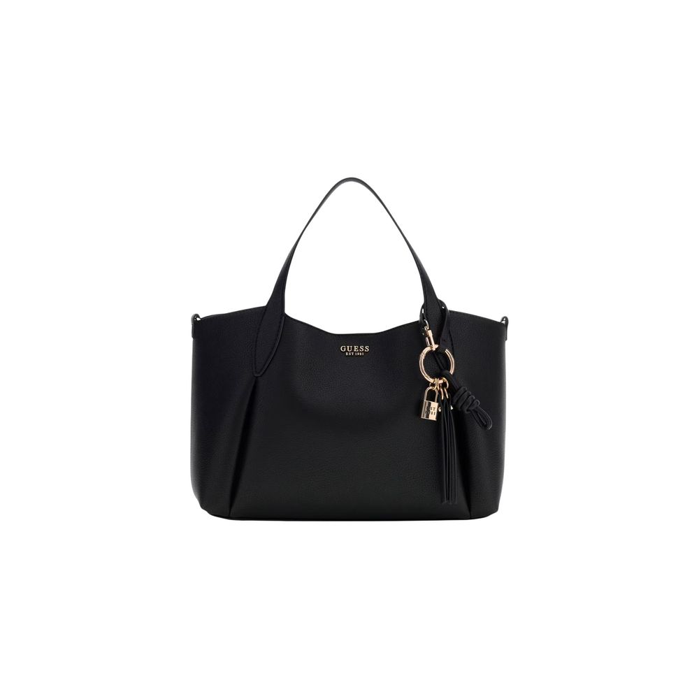 Guess Black Polyurethane Handbag