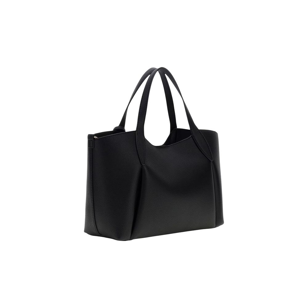 Guess Black Polyurethane Handbag