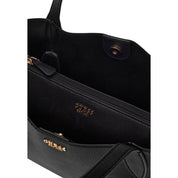 Guess Black Polyurethane Handbag