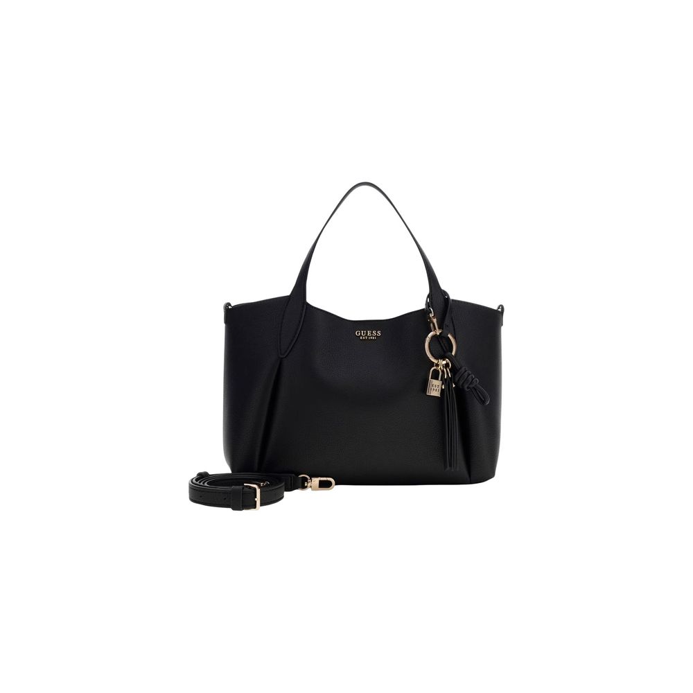Guess Black Polyurethane Handbag